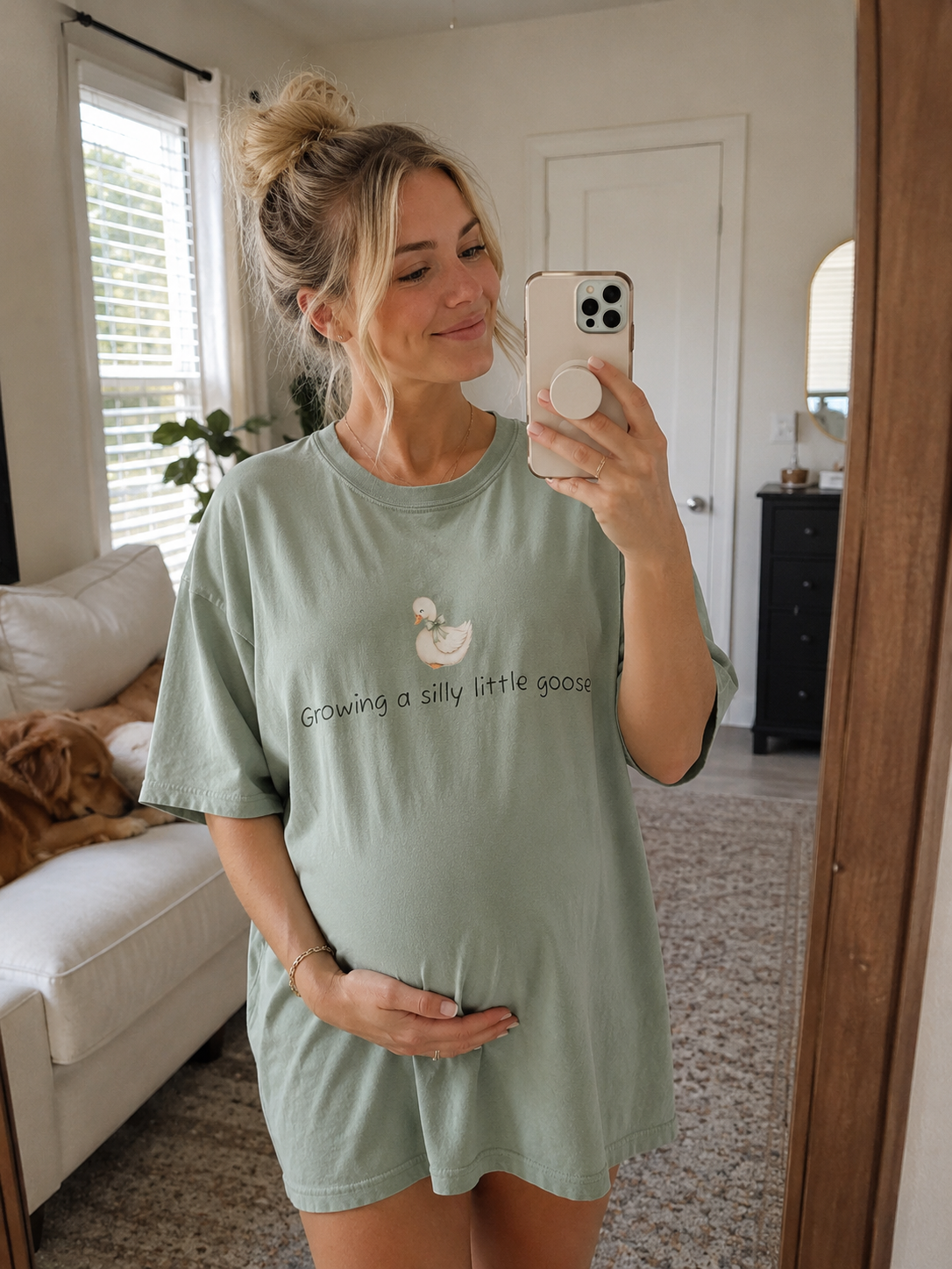 Comfort Colors goose tee