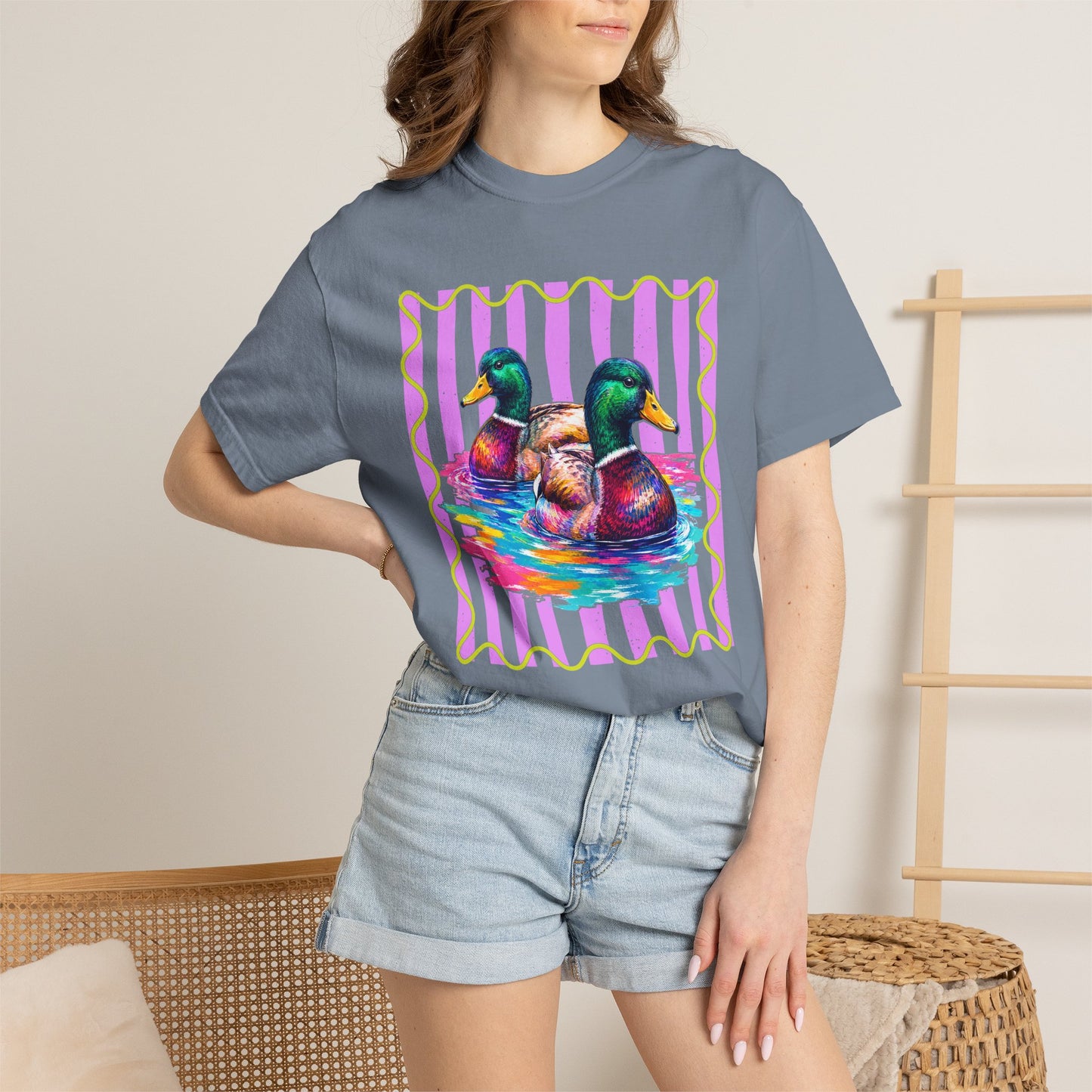 Comfort Colors Mallard Ducks Graphic T-Shirt