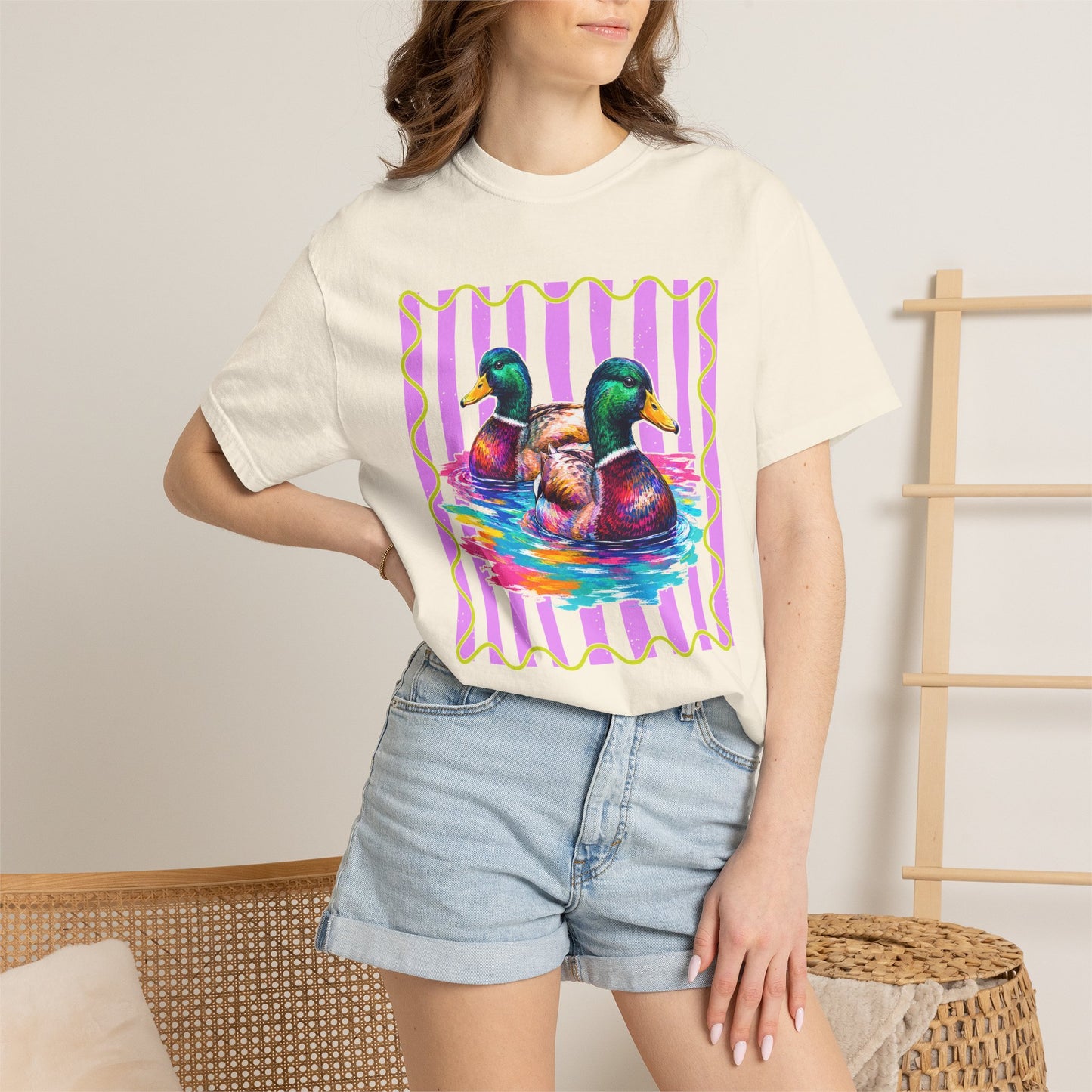 Comfort Colors Mallard Ducks Graphic T-Shirt