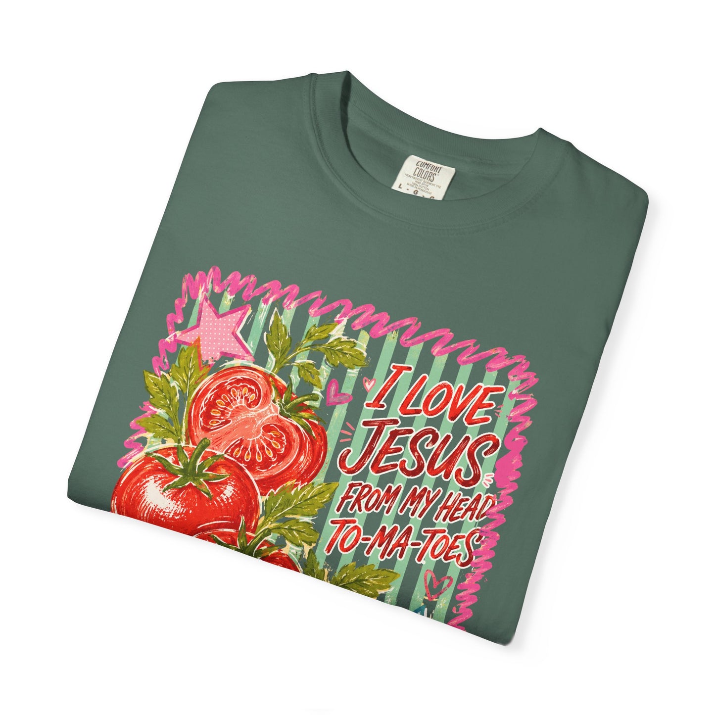 Comfort Colors Jesus Tomato Graphic Tee