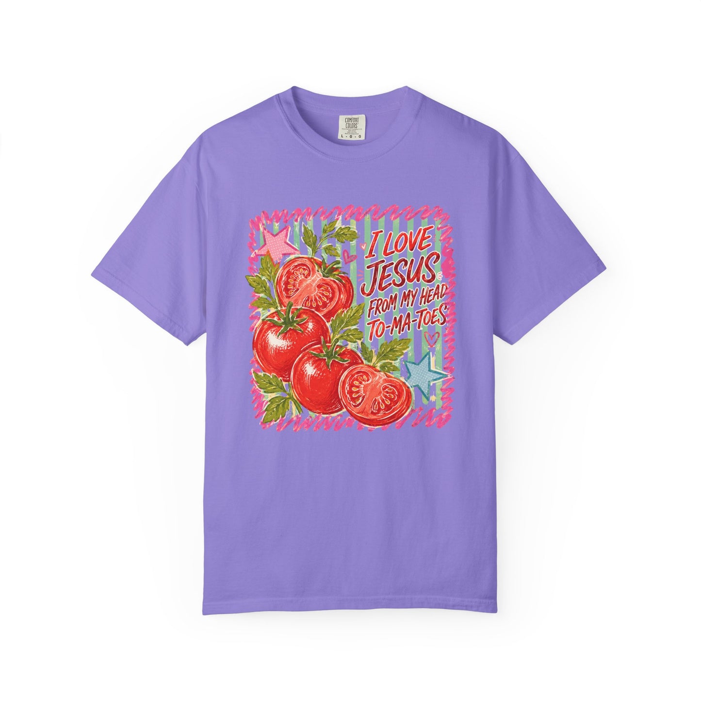 Comfort Colors Jesus Tomato Graphic Tee