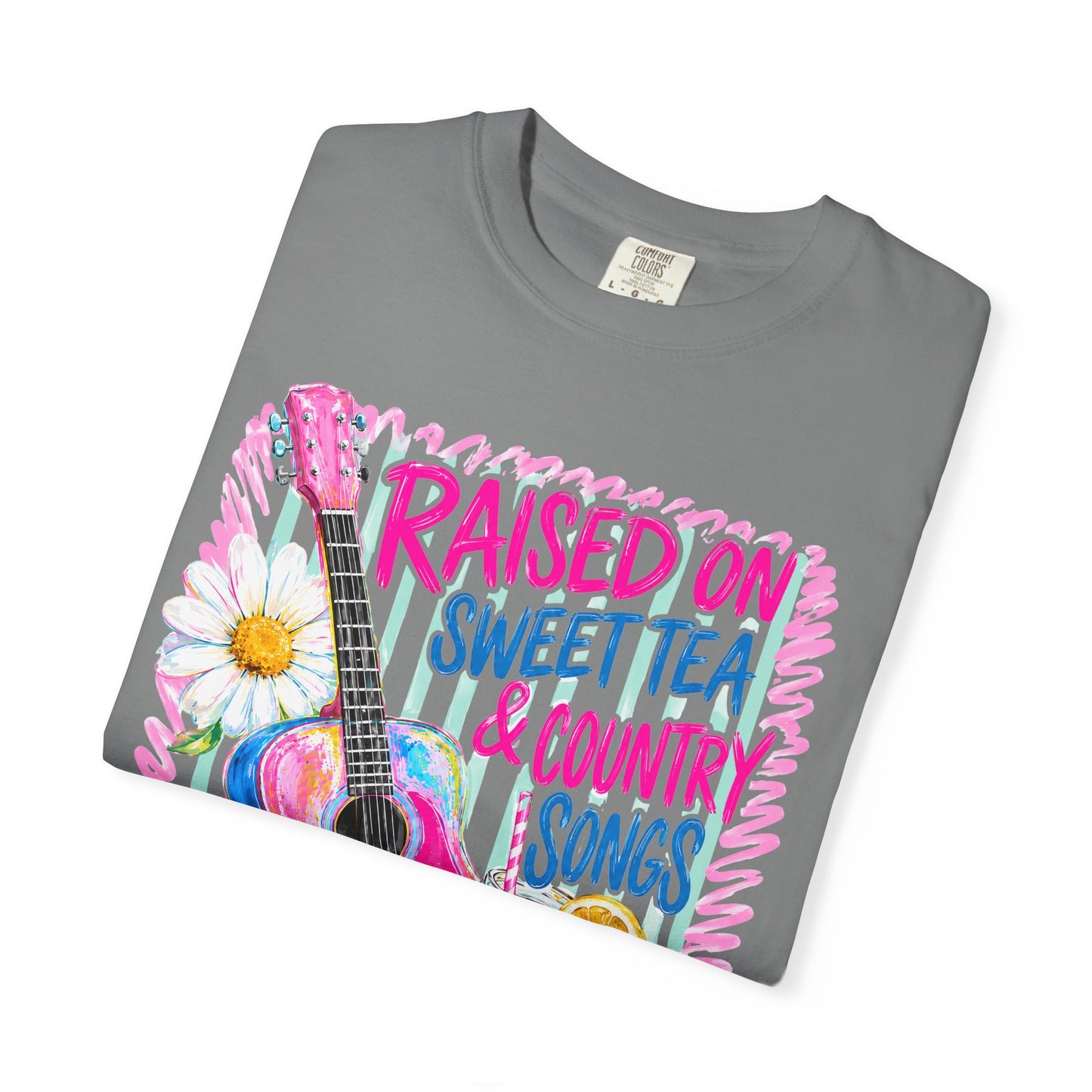 Comfort Colors Raised on Sweet Tea & Country Songs T-Shirt