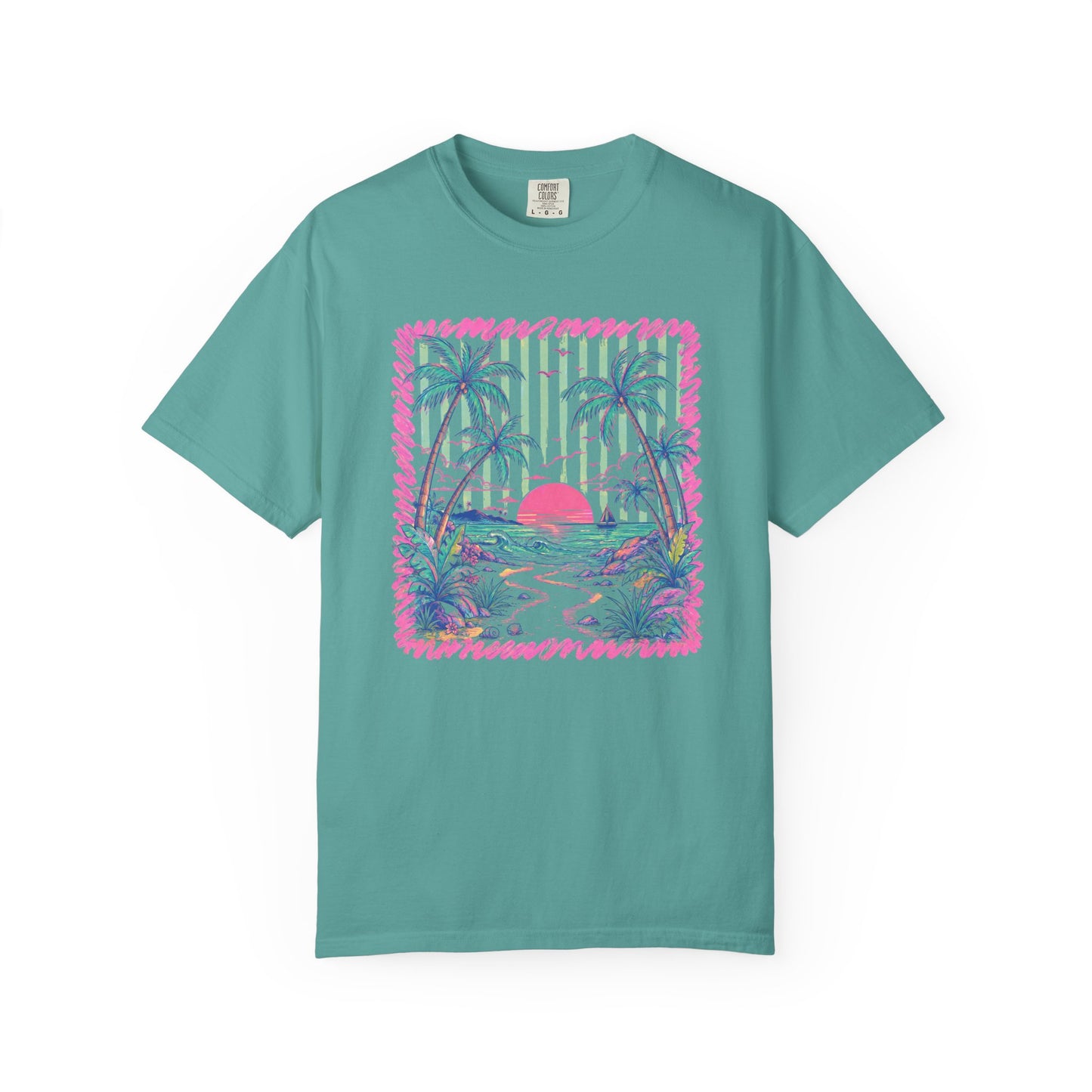 Comfort Colors sunset tee
