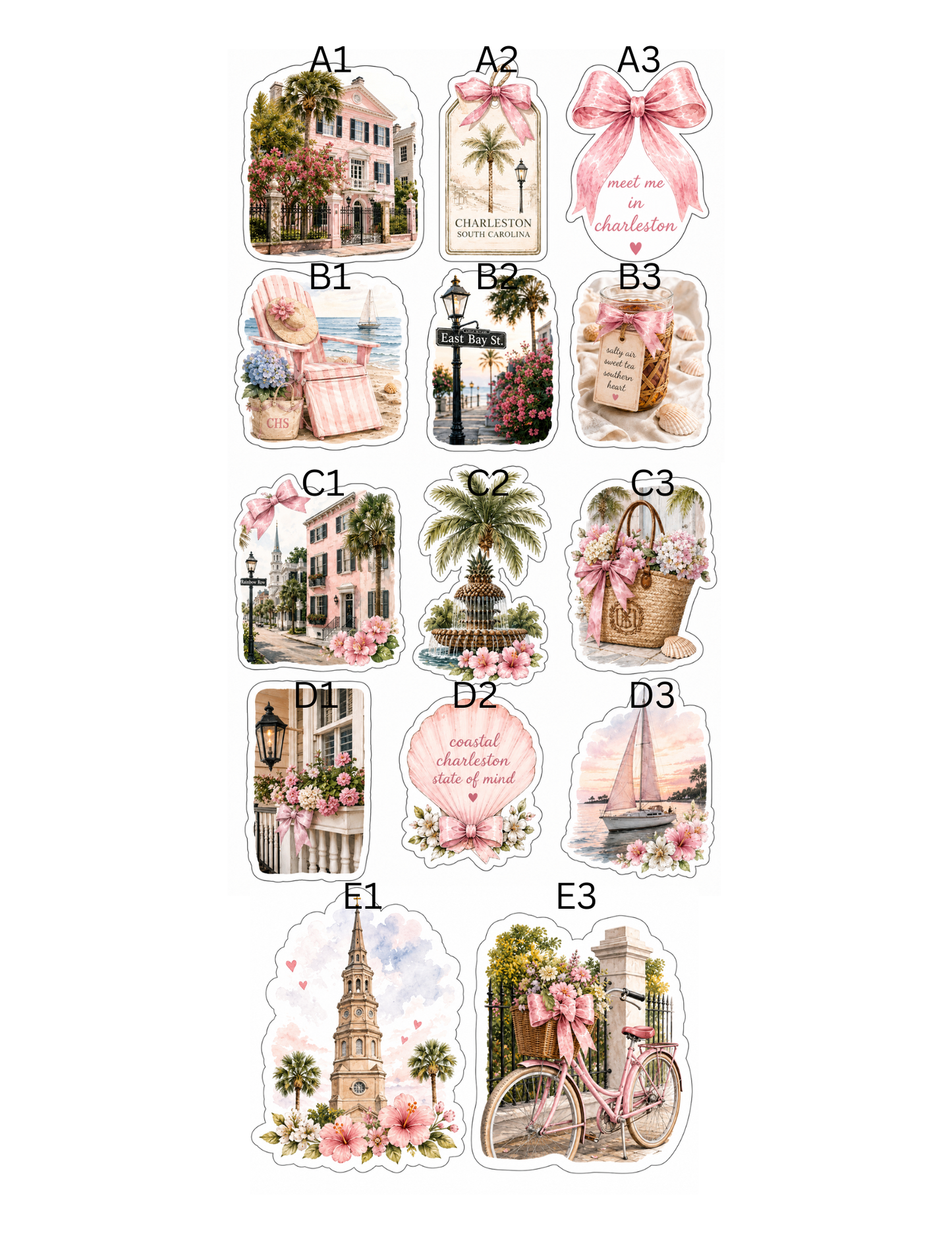 Southern Charm Stickers