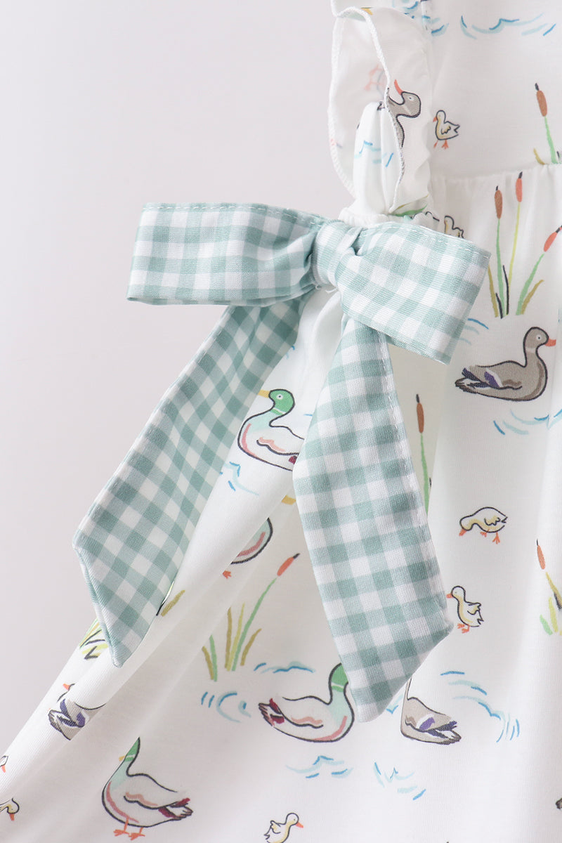 Green Duck ruffle Set