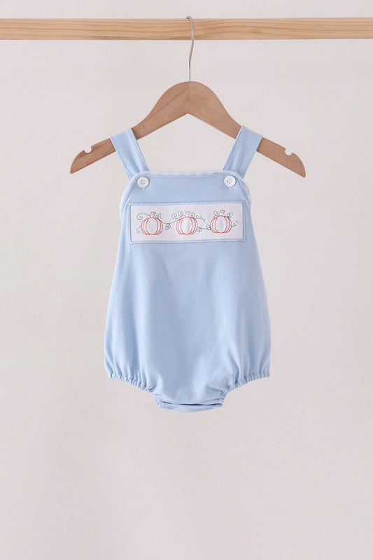 Blue Pumpkin Embroidery Bubble